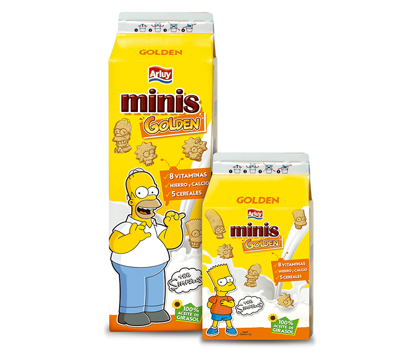 Minis Golden Simpsons Tetrabrick